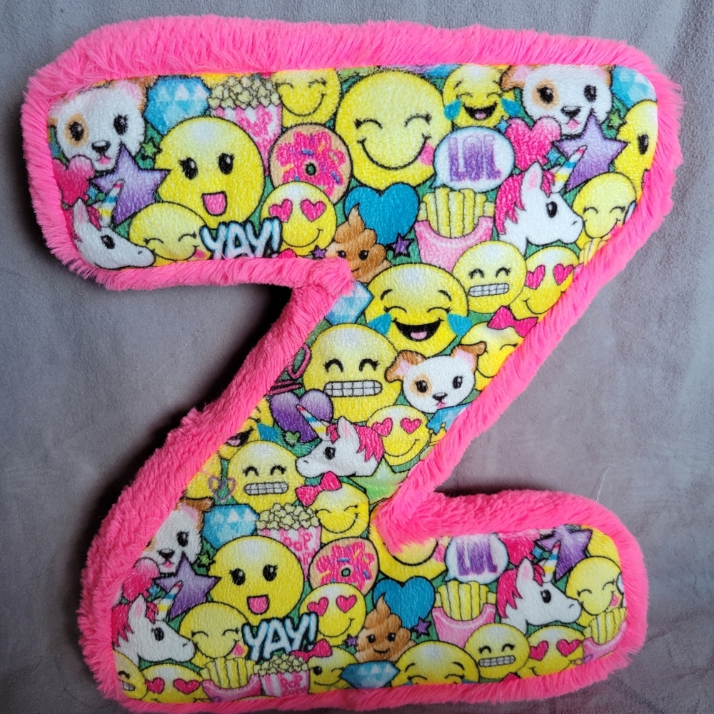 Justice Letter "Z" Emoji pillow